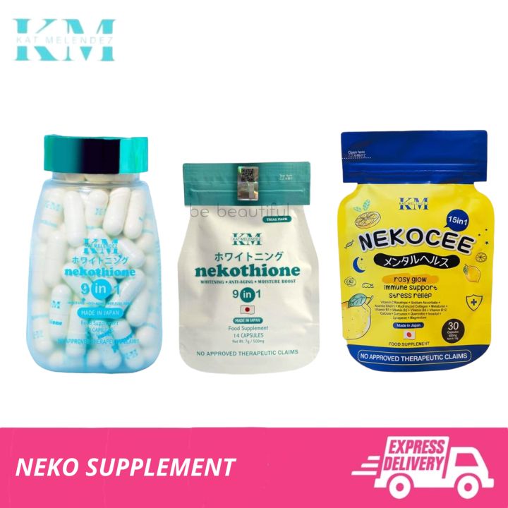 Nekothione 9in1 Glutathione Capsule 500mg (60 capsules) | Nekothione Trial Pack | Nekocee by Neko by Kath Melendez Km Nekothione 9 In 1 Collagen Supplement - Lazada | Lazada PH Nekothione 9in1 Glutathione Capsule 500mg (60 capsules) | Nekothione Trial Pack | Nekocee by Neko by Kath Melendez Km Nekothione 9 In 1 Collagen Supplement - Lazada | Lazada PH