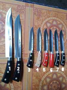 alat/pisau dapur tajam siap pakai
