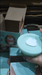 Hũ Thủy Tinh Trữ Đồ Ăn Dặm Cho Bé 210ml Hộp Trữ Đông Có Nắp Silicon Kín Khít Chia Vạch ML