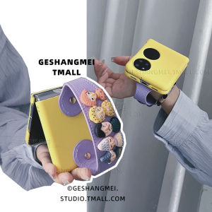 Cute Wristband Phone Case for Huawei Pocket2/Purax/OppoFindN3Flip Samsung ZFlip5/6/VivoX Honor MagicV Xiaomi MixFlip2 Foldable Screen Womens Style