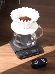 LED Digital Wireless Coffee Scale 3kg Rechargeable Espresso Coffee Baking Scale Gram Weight Timing Scale Home Barista Accessory