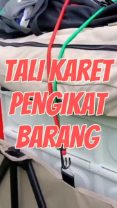 FF Tali Pengikat Barang Bawaan Kuat Tebal Fleksible / Tali Karet Bagasi Motor Mobil Serbaguna