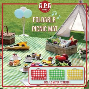 APA Foldable Picnic Mat Outdoor Waterproof Rug Travel Camping Beach Large Portable Easy Carry Lipat Tikar Berkelah 野餐布垫