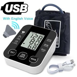 WF Blood Pressure Monitor Upper Arm Automatic BP Cuff Machine with LED Display for Home Use Health Care