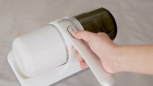 Olayks Cordless Dust Mite Vacuum Cleaner with UV Light 10kPa Strong Suction Rechargeable Wireless Handled 无线除螨仪紫外线杀菌