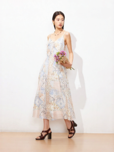 Vero Moda | Autumn New Arrival Loose Floral Print Strap Maxi Dress