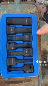 Bộ khẩu lấy gốc gãy thép CRMO 3/8 7 chi tiết OTOX