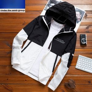 Mens Lightweight Ice Silk Sun Protection Clothing Outdoor Fishing Cycling Skin Shirt Ultraviolet Protection Fashionable Summer Wear