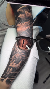 Tattoo Glasses Polarized  Anti-reflective Light Semi-Transparent Linear Polarized Glasses Made for Professional Tattoo Artists - Molong Tattoo Supply