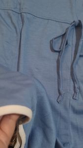 BLUE ROMPER PLUS SIZE FOR WOMEN - XXL