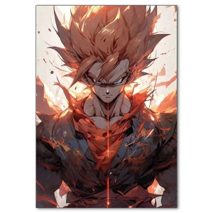 Bandai | Super Saiyan Goku Diamond Painting Dragon Ball Anime Full Drill Mosaic Kits Embroidery DIY Home Decor Gift New 2026