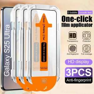 3pcs Ultra HD Tempered Glass For Samsung Galaxy S25 S24 Ultra S23 S22 S21 Plus S20 FE Screen Protector For Galaxy A56 A55 A54 5G
