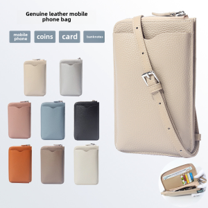 Leather Phone Bag Crossbody Small Bag Mini Export Trendy New Bags Summer Niche Style Shoulder Phone Bag Female Cowhide