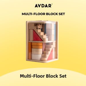 AVDAR | Educational Wooden Castle Building Blocks