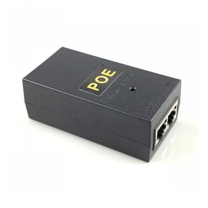 48V 0.5A&24V 1A Desktop POE Power Injector Ethernet Adapter Surveillance CCTV for IP Camera Power Supply