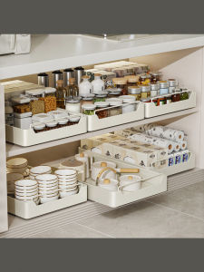 TIANYUWAN | Kitchen Sliding Drawer Storage Rack