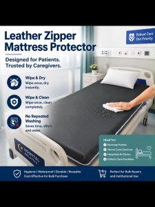 [Medical Grade] Cadar Kalis Air Leather Waterproof Bedsheet Fitted Cadar Hospital Kalis Kencing Easy Wipe Anti Mite