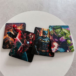 For Apple iPad Air Pro 11 13 M2 M4 2024 Mini 1 2 3 4 5 6 7 9.7" 10.2" 10.5" 11.0" 10.9" 4th/5th/6th/7th/8th/9th/10th Gen 2022/20/19 Stand Soft Cute Cartoon Super Hero PU Case Kids Pen Slot Cover