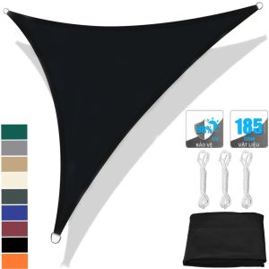 Mái Che Nắng Hình Tam Giác Chống Thấm Nước Bằng Vải Bạt Ngoài Trời Cho Sân Vườn Hồ Bơi Bãi Biển Cắm Trại Che Nắng