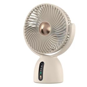 Portable Smart Voice Outdoor Fan USB Charging Desktop Mini Fan for Office Dormitory Summer New Model Multi-Scenario Universal