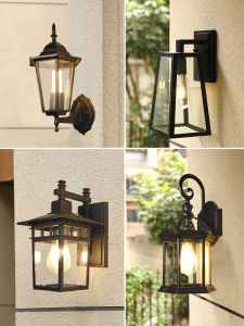 New Arrival Modern Minimalist Outdoor Wall Lamp Waterproof Garden Lamp House Garden Outdoor Door Two Sides Balcony Wall Lamp
