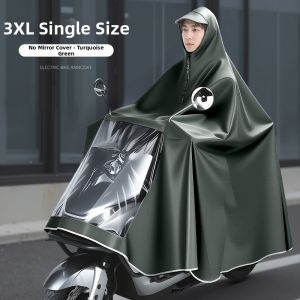 WANSLO | Stormproof Thickened Electric Bike Raincoat