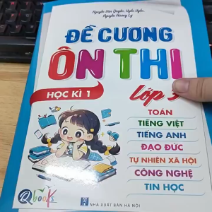 Sách - Đề cương ôn thi - Lớp 3 - Học kì 1 (Qbooks)