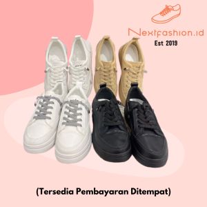 Sepatu Sneakers Wanita Kulit Pu Premium 273 Nextfashion