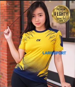 Kaos Olahraga Wanita Full Printing Jersey Voli Cewek Kaos Volly Wanita Baju Bulutangkis Kaos Voli Premium Baju Olahraga Atasan Olahraga Premium Baju Badminton Baju Training Printing
