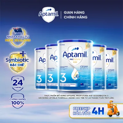 [MUA LÀ CÓ QUÀ] CB 5 Sữa bột Aptamil Profutura Kid Cesarbiotik New Zealand số 3 - SYNBIOTIC ĐẶC CHẾ dành cho bé từ 2 đến 6 tuổi