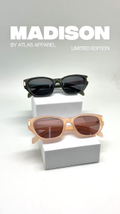 Atlas Apparel MADISON UV Protected Sunglasses for Women (Size 47) - UV400Cat-eye Framefor Oval Face