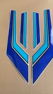 Striping Stiker Honda CB GL100 GL 100 K5 K5 Biru Muda standar variasi kualitas terbaik