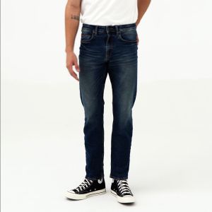 Lee Cooper Tapered Fit Jeans Arthur Worn Dark Blue Deep