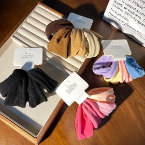 High Elasticity Wide Hair Ties Womens Simple Solid Color Hair Bands Korean Style New 2024 Hair Accessories Hair Ropes