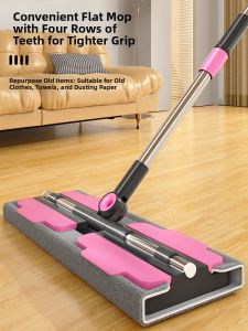 MEIZHUFU | One-Step Clean Lazy Use Wet & Dry Flat Mop