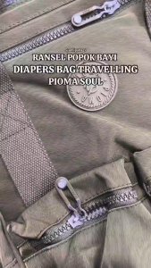 OMIPABAGS RANSEL POPOK BAYI / DIAPERS BAG TRAVELLING BAG / RANSEL PIOMA NYLON / PIOMA SOUL