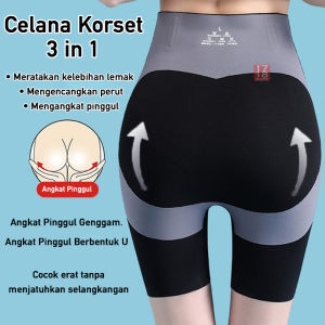 1718 Shop | C-003 Celana Suspensi Ajaib Pelangsing dan Pengecil Pinggang dan Perut Menaikkan Bokong Korset Legging Sport Olahraga Pinggang Tinggi Meratakan Kelebihan Lemak Perut Celana Ketat