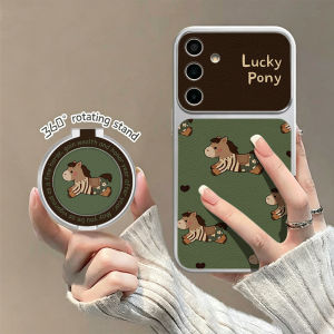 Phone Case for Samsung Galaxy A57 A56 A55 A54 A53 A37 A36 A35 5G A32 A07 Cases Fashion Lucky Girl Energetic Girly With A Bracket