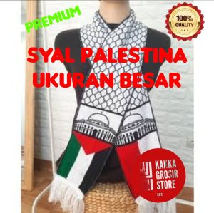 Syal / Sorban Palestina Digital Premium Ukuran Besar