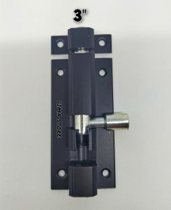 Terbaru Slot Jendela Dan Pintu Rumah 2" 3" 4" Grendel Alumunium Hitam Dop Minimalis Powder Couting Chrome Anti Karat Gembok Kuat Dan Awet