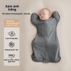 Túi Ngủ Trẻ Sơ Sinh Chống Giật Mình Có Cánh Quấn Tất Cả Các Mùa