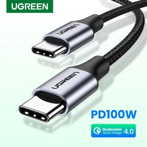 UGREEN USB Type C to USB C Cable PD 100W 60W Charging data transfer Cable compatible for Macbook Pro Xiaomi Samsung Fast Charger 0.5m 1m 1.5m 2m