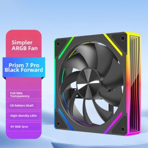 Coolmoon | ARGB Sync Thermal Control Silent Case Fan 12cm