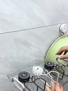 ตะขอสูญญากาศ ที่แขวนกะละมัง หมุนได้ ตะขอถ้วยดูด ตะขอติดผนัง ตะขออ่างล้างหน้า การติดตั้งสูญญากาศ ถอดออกได้ ไม่ต้องเจาะ แบบไร้กาว ทนทานติดแน่น