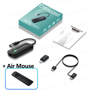 OTTOCAST | OTTOCAST Play2Video Express Ultra 3.0 Wireless CarPlay Android Auto Adapter for Youtube Netflix Car Accessories for Benz VW Audi
