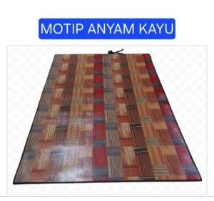 KARPET/TIKAR TEBEL 5 MILI DAPAT SARUNG 120X200 CM TAHAN LAMA