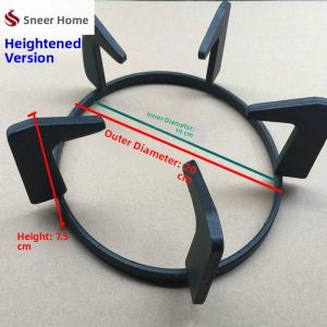 FEIZHUXIANSEN | Heightened Reinforced Anti-slip Gas Stove Rack 5 Prongs