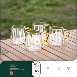 BOANG | Heat Resistant Handle Tea Cup Set