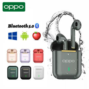 ♥ SFREE Shipping ♥ New OPPO J18 Wireless TWS Earphones Bluetooth 5.0 Headphones Noise Reduction Waterproof Bluetooth Headphones Gamers Headset With Microphone