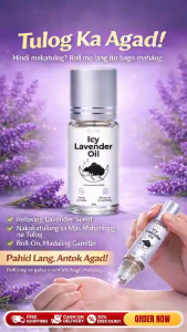 Icy Lavender Oil - Stress Relief - 5ml - Best-Selling Product - 70% OFF - Cash on Delivery